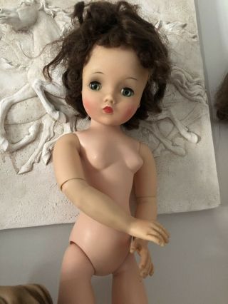 Vintage Madame Alexander Cissy Doll For Repair Or Parts Or Dress Her