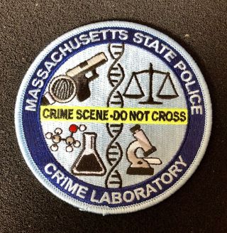 Massachusetts State Police Crime Scene Services Patch Ma Mass