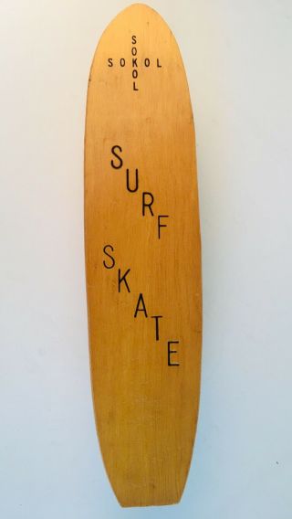 Vintage 1960’s Skateboard Surf Skate,  Sidewalk Surfboard Rare Nos