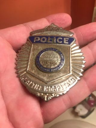 Boston Health And Hospitals Police Shield