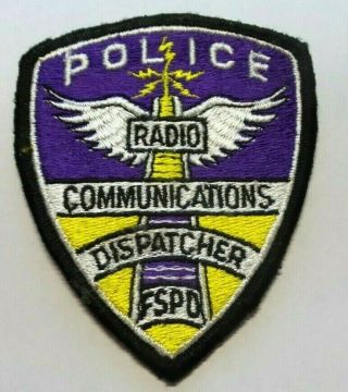 Old Fort Smith Arkansas Police Radio Communications Dispatcher Patch