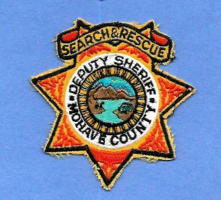 Arizona - Rare Old Mohave County Sheriff - Search & Rescue Unit