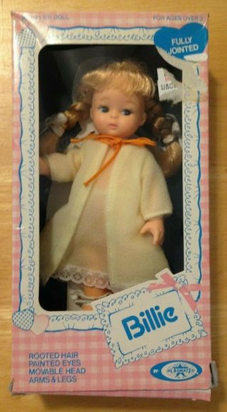 Vintage 1979 Fully Jointed Billie Doll By Playmates With Box