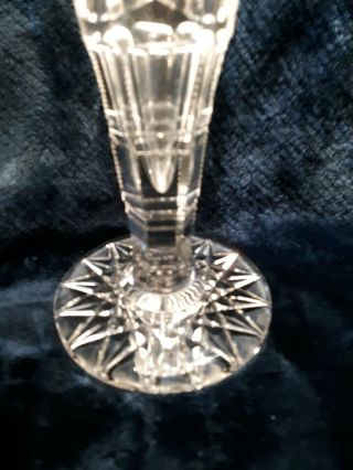 Vintage Antique American Brilliant Period Cut Glass 11.  5 