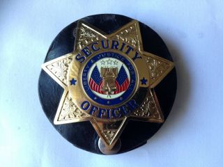 Security Officer Badge Justice For All 3 "