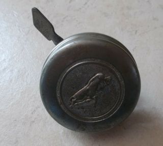 Vintage French Metal Peugeot Bicycle Bell Chrome Antique Vtg France Bike Cycles