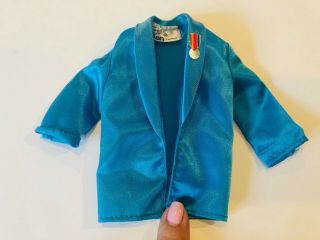 Barbie Vintage Ken Doll Fashion Blue Satin Jacket