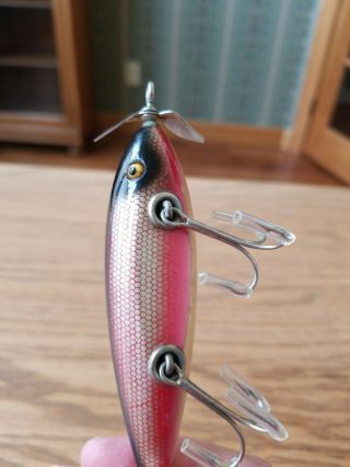 CREEK CHUB BAIT 1505 INJURED MINNOW LURE DACE OR RED SIDE FINISH 2