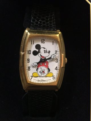 Vintage Disney Mickey Mouse Watch Seiko 60th Anniversary Quartz 2k03 - 5019 Rare