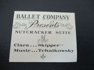 Vintage Barbie: Skipper 1905 Ballet Class Program