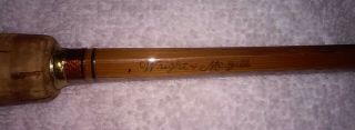 VINTAGE ANTIQUE WRIGHT & MCGILL GRANGER VICTORY FLY ROD 9 ' FT 1938 BAMBOO FISHING 8
