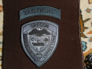 Oregon State Police.  Doc Tactical Team Patch Set.