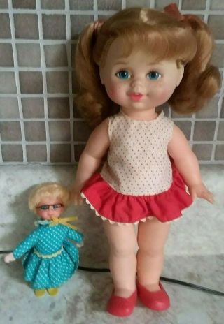 Talking Buffy & Beasley Doll Family Affair 1967 Vintage Mattel 10 "