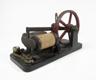 Mesco - 1910 - Antique Toy Flywheel Electric Motor Steam Engine -
