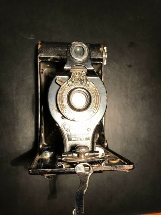Antique Vintage Eastman Kodak No.  2 Folding Autographic Brownie Bellows Camera