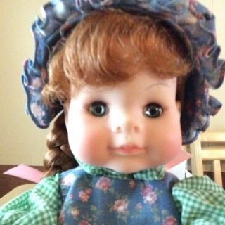 Vintage Madame Alexander Muffin Doll 12” (vinyl Adorable Red Hair Green Eyes