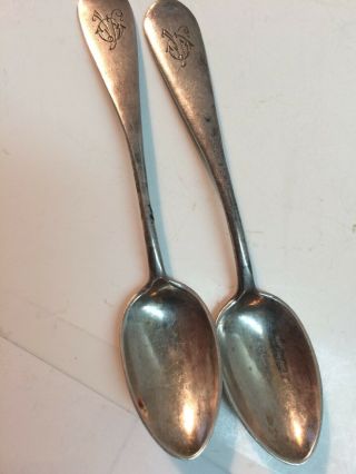 Antique Russian 84 Sterling Spoons