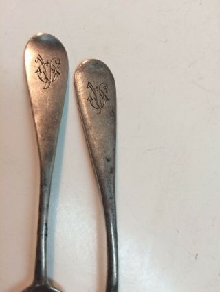 Antique Russian 84 Sterling Spoons 2