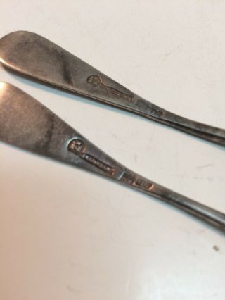 Antique Russian 84 Sterling Spoons 3