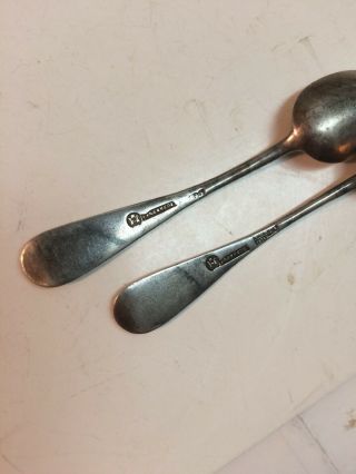 Antique Russian 84 Sterling Spoons 4