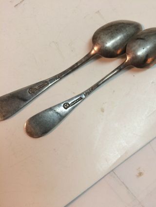 Antique Russian 84 Sterling Spoons 5