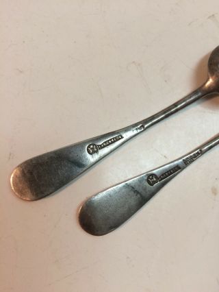Antique Russian 84 Sterling Spoons 7
