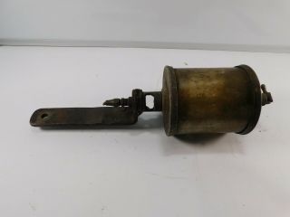 Antique Nathan Brass & Glass Oiler Greaser For Hit & Miss Engines