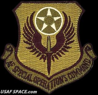 Usaf Air Force Special Operations Command - Afsoc - Ocp Vel Patch