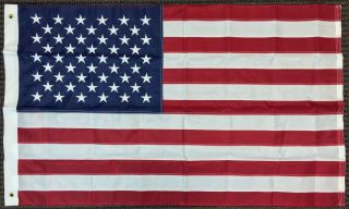 3x5 American Nylon Embroidered Stars Flag United States Usa Banner Sewn Stripes