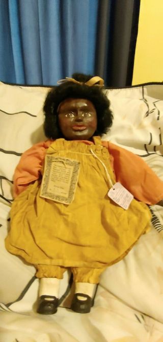 Annie Mae Doll Hand Carved By Maynard Arnett And Reproduced In A Wood Resin.