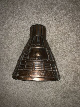 Vintage United States Nasa Space Capsule Copper Bank