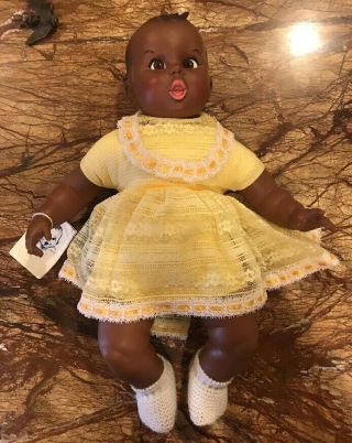 1979 Gerber Doll Googly Eyes African American W/ Tag