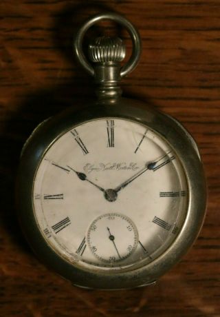 Antique Grade 250 Elgin 17j 18s Pocket Watch - Dueber Silverine Case