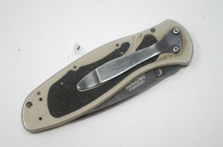 Desert Sand Kershaw Blur Assisted Pocket Knife Ken Onion 1670DSBLK SpeedSafe 6