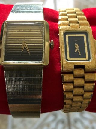 Vintage Longines Womens Watch,  One Is Hand Winding,  And The Other Quartz.