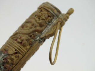 19th C.  Antique Chinese Qing Dynasty Trousse Traveling Utensil Chopstick Knife 4