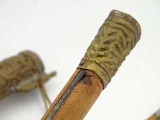 19th C.  Antique Chinese Qing Dynasty Trousse Traveling Utensil Chopstick Knife 8
