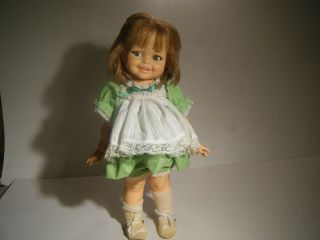 Vintage 1967 Ideal Toys 18” Giggles Doll,  In Vintage Dress