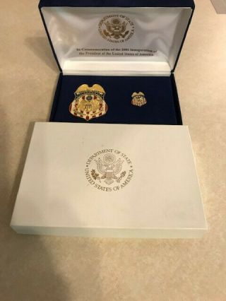 Special Agent Commemorative 2001 Presidential Inauguration Shields (badges) 2