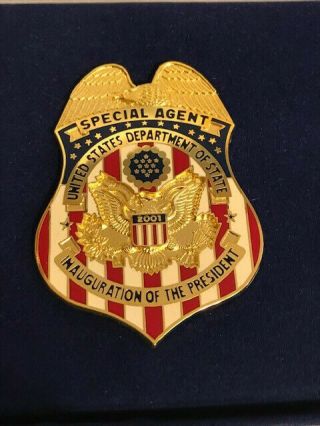 Special Agent Commemorative 2001 Presidential Inauguration Shields (badges) 7