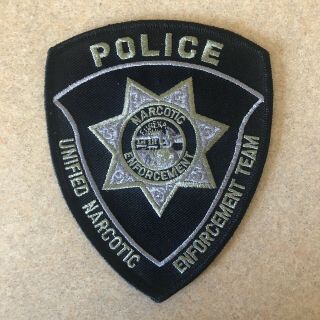 Santa Clara / San Benito Ca Unified Narcotics Task Force Police Patch