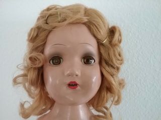 20 " Antique Vintage Composition Open Mouth/teeth Sleep Eyes,  Horsman Bright Star