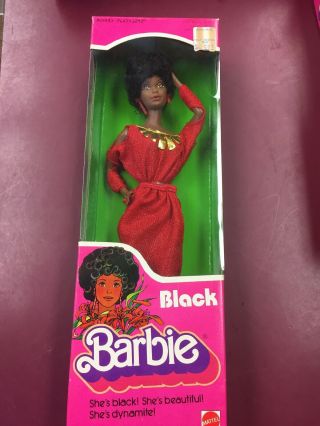 Vintage Black Barbie Doll 1979 Dynamite Mib
