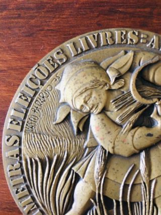 antique bronze medal Made by Vasco Berardo 3