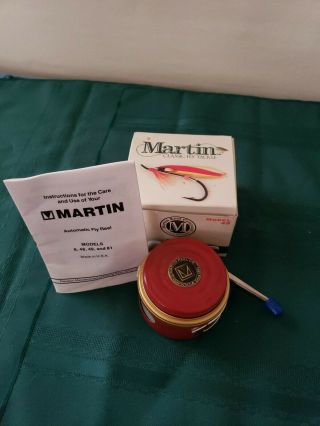 Martin No 49a Automatic Fly Fishing Reel