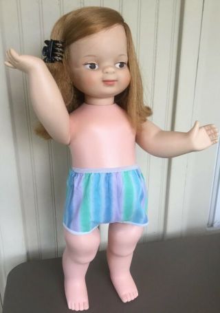 VTG American Character Doll & Toy Co,  23” Toddler Girl,  “Chuckles” - Made One Year 6