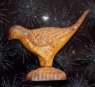 Antique Bird Cast Iron Bird Sculpture Cast Iron Bird Door Stop Eclectic Cool