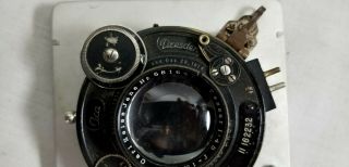 Antique Vtg Carl Zeiss Jena Tessar 1:45 f=1 3,  5 cm Camera Lens 1914 Patent Dates 2
