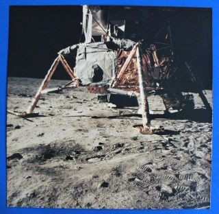 Apollo 11 Lunar Module,  " A Kodak Paper " 8x8 Photo,  Armstrong Aldrin Collins Moon