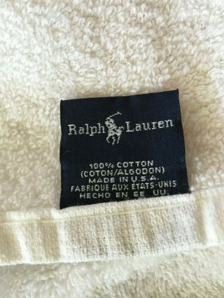 RALPH LAUREN POLO Sport BMX Bear Beach Towel VINTAGE 90 ' s MADE IN USA Lo Life 2